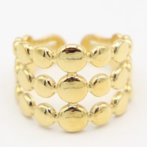 anillo acero ajustable