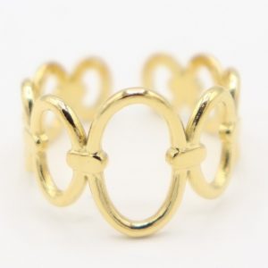 anillo acero ajustable