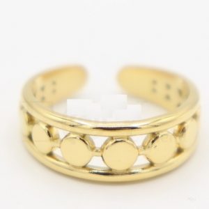 anillo acero ajustable