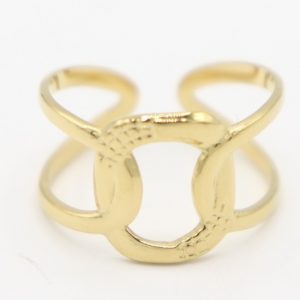 anillo acero ajustable