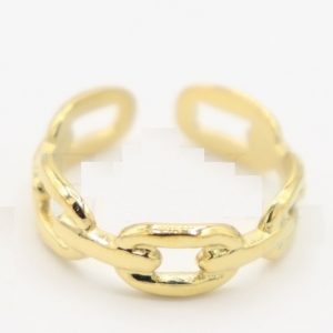 anillo acero ajustable