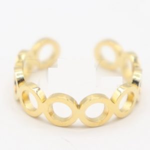 anillo acero ajustable