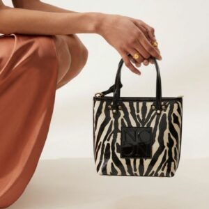 Bolso mini tote cebra Noco