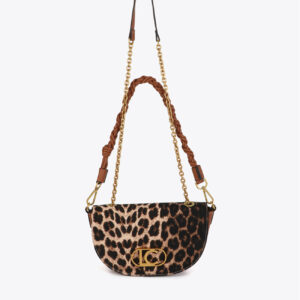 Bolso media luna de leopardo y efecto piel lola casademunt